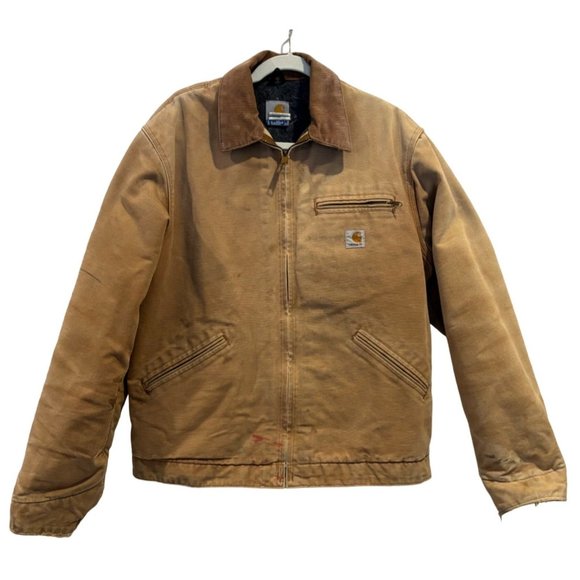 Men's Vintage Detroit Carhartt Blanket Lined Jacket Size 42 TALL - Picture 1 of 10
